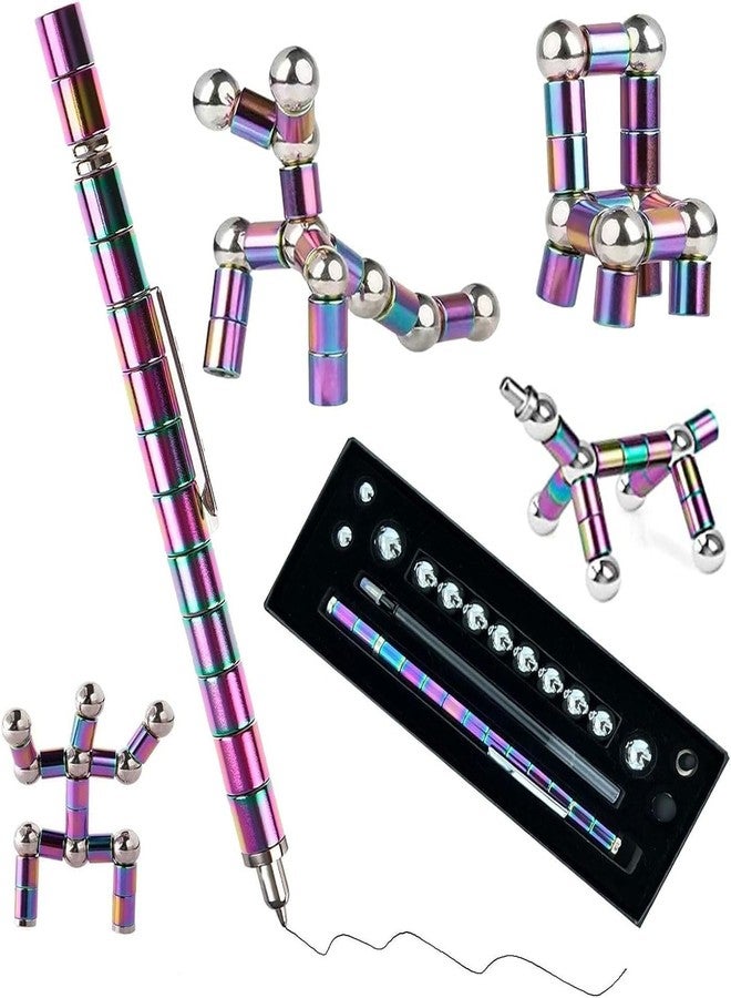 GODFLY قلم مغناطيسي من جود فلاي، قلم لتخفيف التوتر، قلم لعبة مغناطيسي لتخفيف الضغط، هدية للأولاد المراهقين، أفضل هدية للأطفال من 8 إلى 12 عامًا، لعبة مبتكرة للأطفال أو الأصدقاء - Image 4